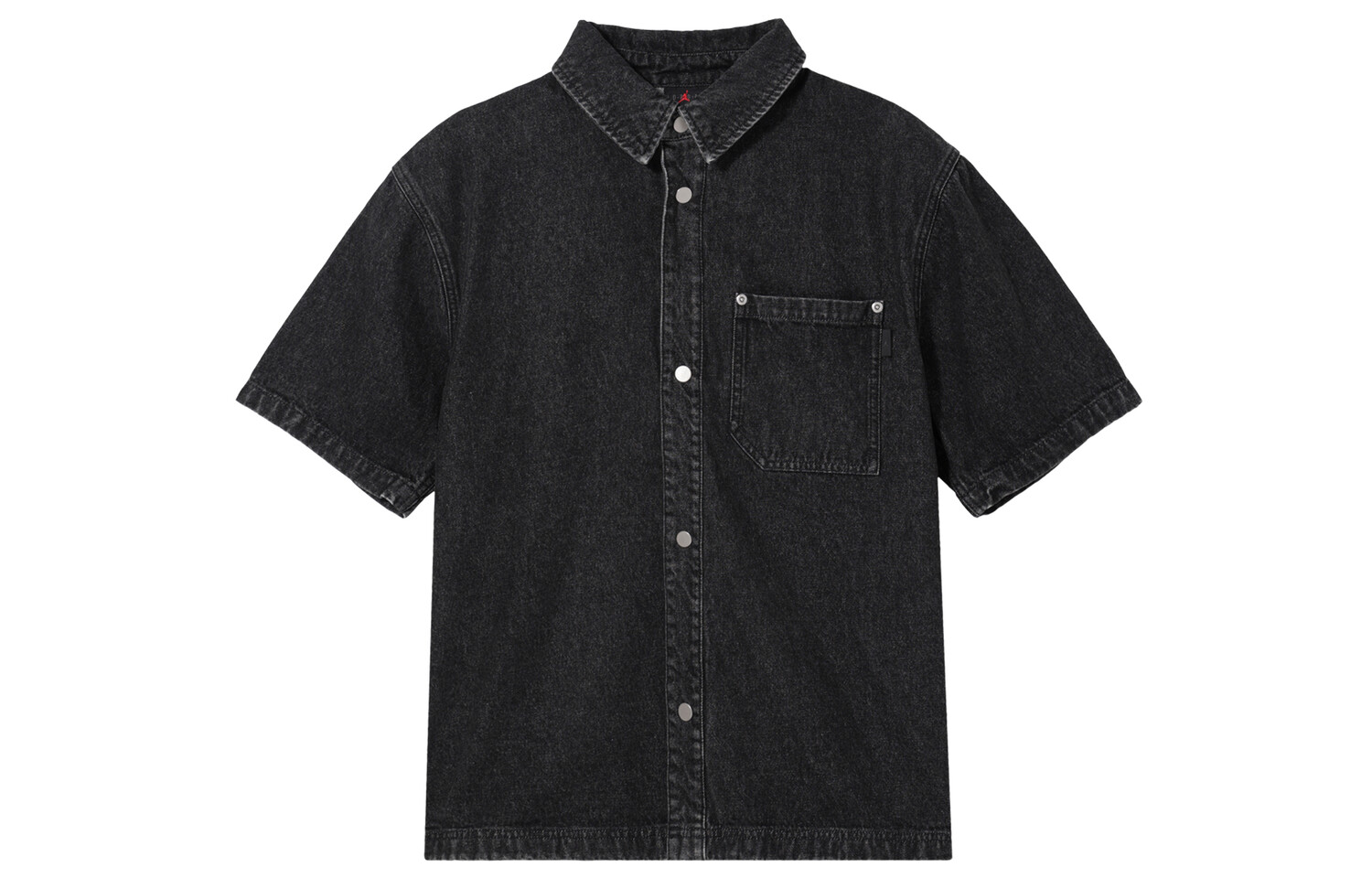 Мужская джинсовая куртка на пуговицах с логотипом на воротнике, черная Jordan, черный
Мужская джинсовая куртка на пуговицах с логотипом на воротнике, черная Jordan, черный