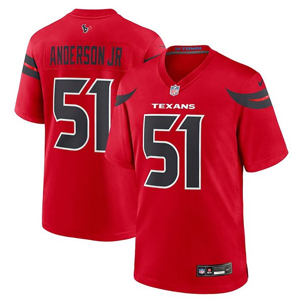 Мужская игровая футболка Will Anderson Jr red Houston Texans alternate Nike
Мужская игровая футболка Will Anderson Jr red Houston Texans alternate Nike