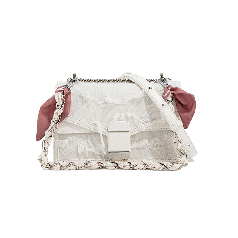 MACKJANICE Женская сумка через плечо бело-розовая, Fringe White
MACKJANICE Женская сумка через плечо бело-розовая, Fringe White