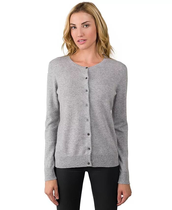 Женский кардиган из 100% кашемира с длинными рукавами и круглым вырезом на пуговицах спереди JENNIE LIU, серый
Женский кардиган из 100% кашемира с длинными рукавами и круглым вырезом на пуговицах спереди JENNIE LIU, серый