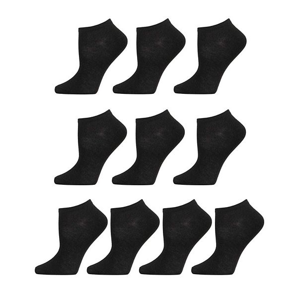 Низкий носок Solid, набор 10 пар Memoi, Black
Низкий носок Solid, набор 10 пар Memoi, Black