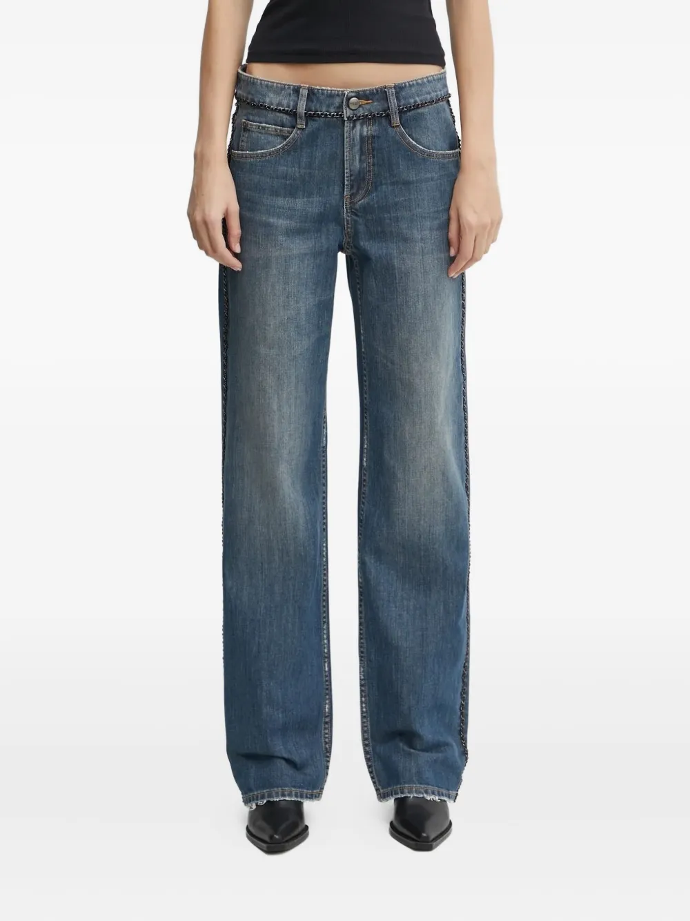 Джинсы с цепочкой Miss Sixty, синий
Джинсы с цепочкой Miss Sixty, синий