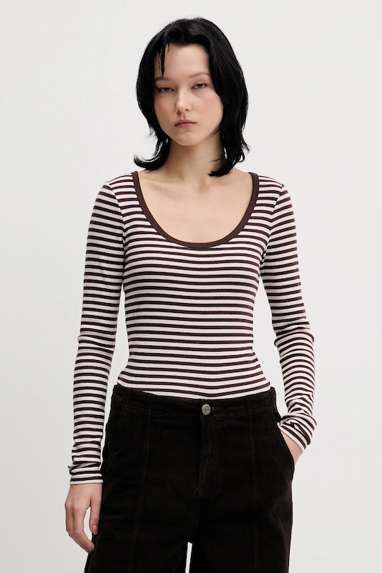 Лонгслив Hollister Co., коричневый
Лонгслив Hollister Co., коричневый