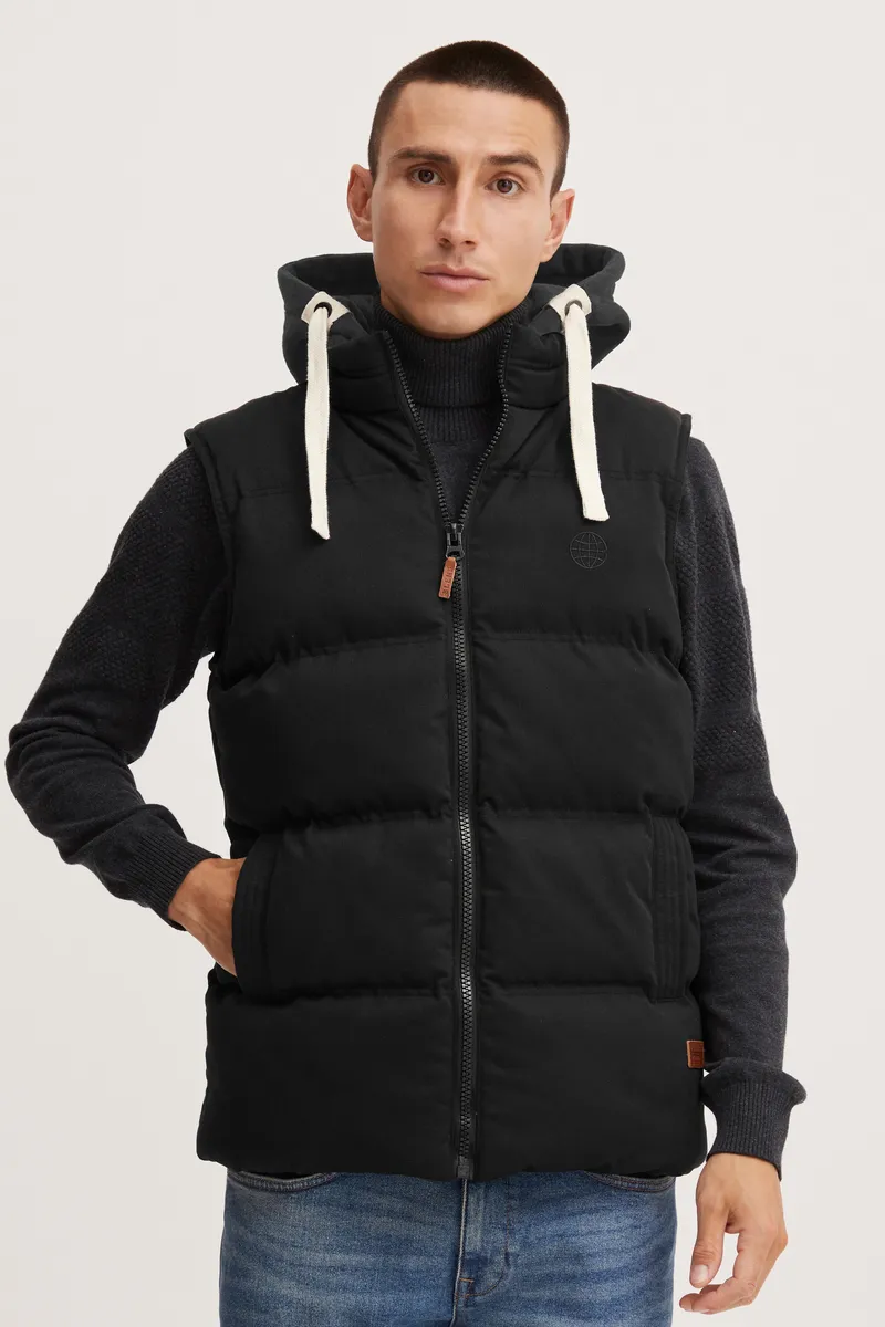 Стеганый жилет из смесового материала "BLEND BHJens", черный
Стеганый жилет из смесового материала "BLEND BHJens", черный