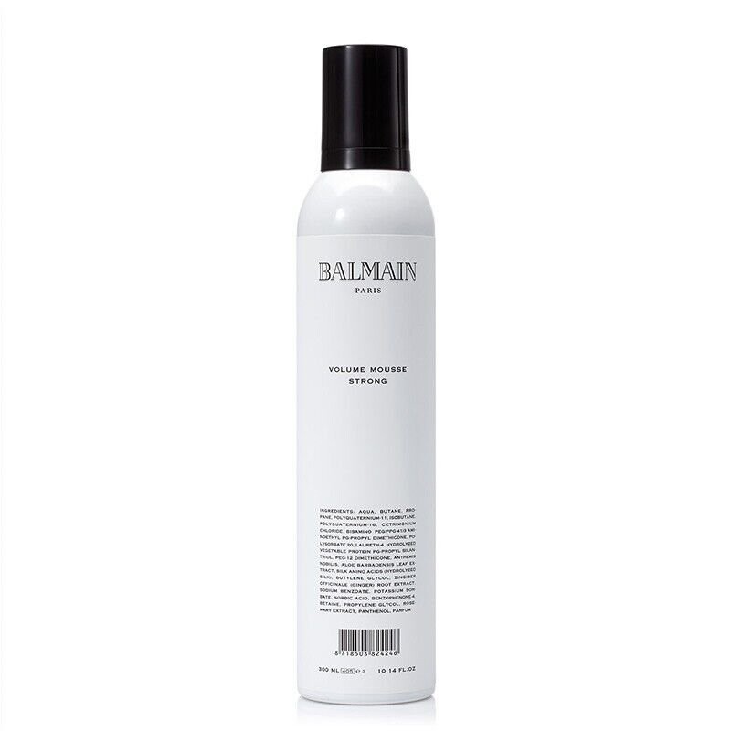 Volume Mousse Мусс для сильных волос сильной фиксации и увеличения объема, 300мл Balmain
Volume Mousse Мусс для сильных волос сильной фиксации и увеличения объема, 300мл Balmain