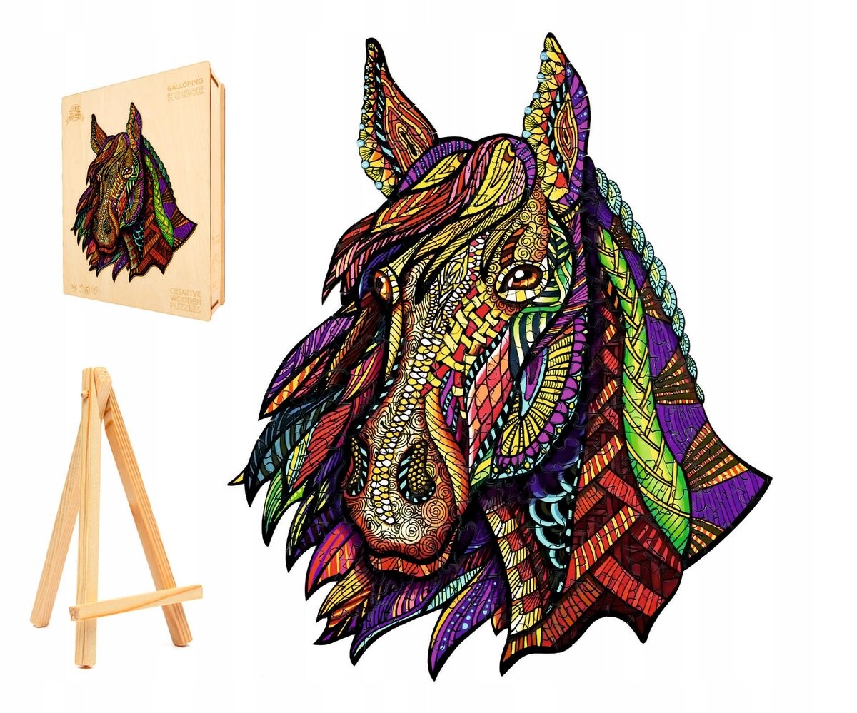 Деревянный Пазл Для Взрослых Большой 298 Деталей Лошадь В Деревянной Коробке Pasjo24 
Деревянный Пазл Для Взрослых Большой 298 Деталей Лошадь В Деревянной Коробке Pasjo24