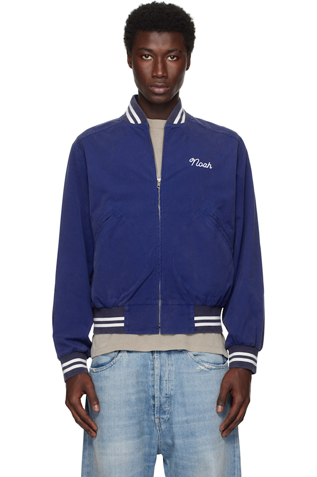Хлопковая бейсбольная куртка Noah, цвет royal
Хлопковая бейсбольная куртка Noah, цвет royal