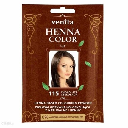 Кондиционер-краситель Venita Henna Herbal 115 Шоколад 30 г, Cosmelogia
Кондиционер-краситель Venita Henna Herbal 115 Шоколад 30 г, Cosmelogia