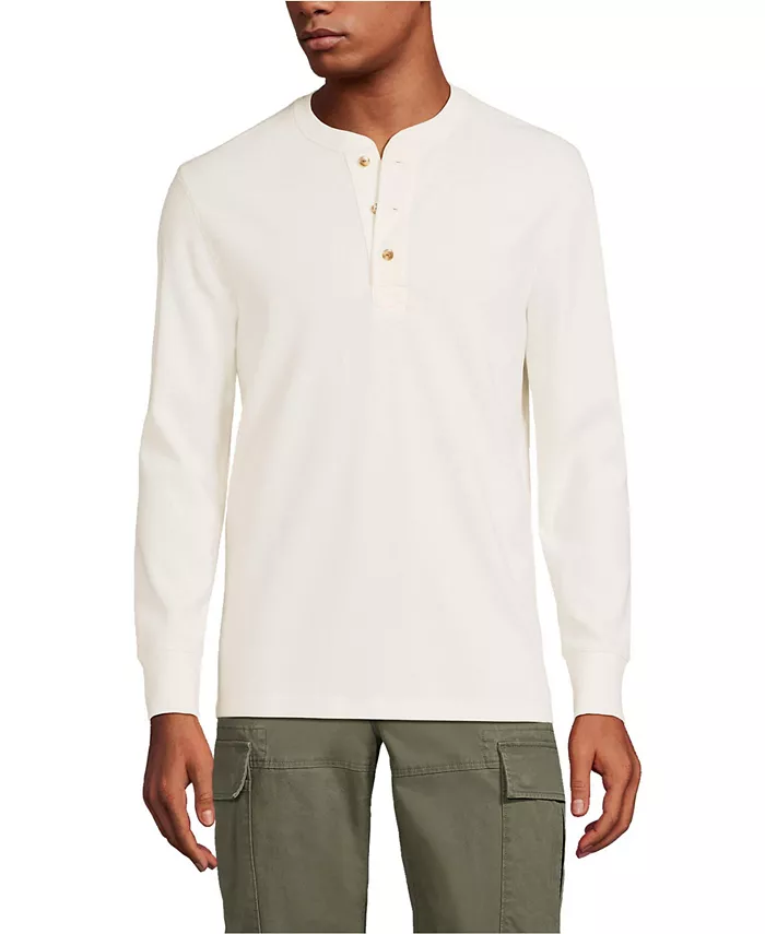 Большая и высокая термофутболка с длинным рукавом и воротником хенли Lands' End, слоновая кость/кремовый
Большая и высокая термофутболка с длинным рукавом и воротником хенли Lands' End, слоновая кость/кремовый