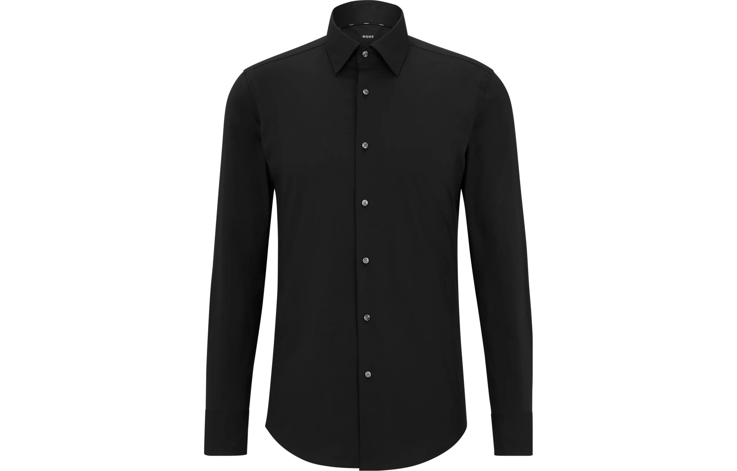 Рубашка Boss с длинными рукавами на пуговицах HUGO BOSS, черный
Рубашка Boss с длинными рукавами на пуговицах HUGO BOSS, черный