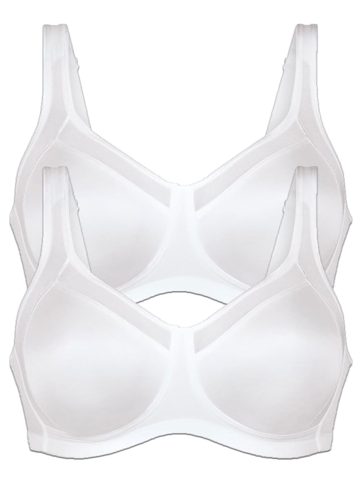 Комплект из 2 базовых бюстгальтеров для беременных белого цвета Anita
Комплект из 2 базовых бюстгальтеров для беременных белого цвета Anita