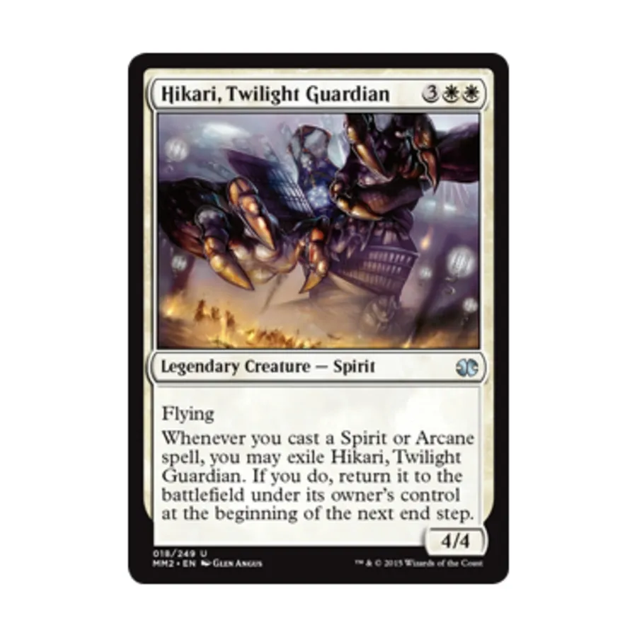 CCG Хикари, Сумеречный страж (U), MTG - Modern Masters 2015
CCG Хикари, Сумеречный страж (U), MTG - Modern Masters 2015