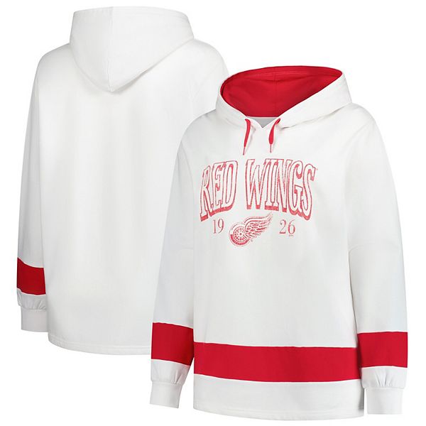 Женский белый худи plus size Detroit Red Wings Profile
Женский белый худи plus size Detroit Red Wings Profile