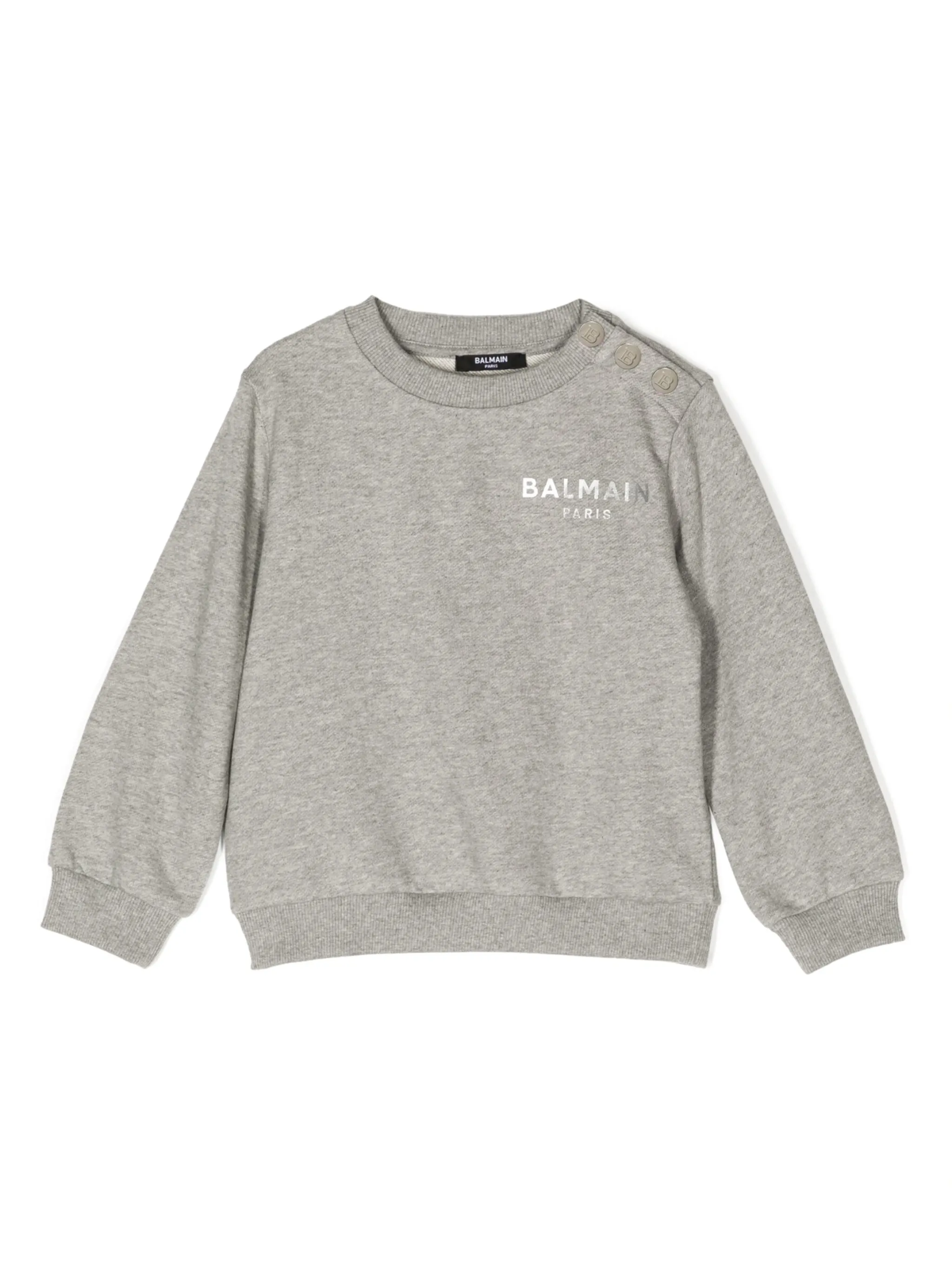 Джемпер с логотипом Balmain Kids, серый
Джемпер с логотипом Balmain Kids, серый
