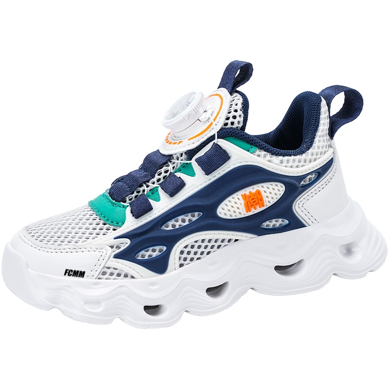 Противоскользящая и дышащая повседневная обувь для детей FCMM, белый/синий
Противоскользящая и дышащая повседневная обувь для детей FCMM, белый/синий