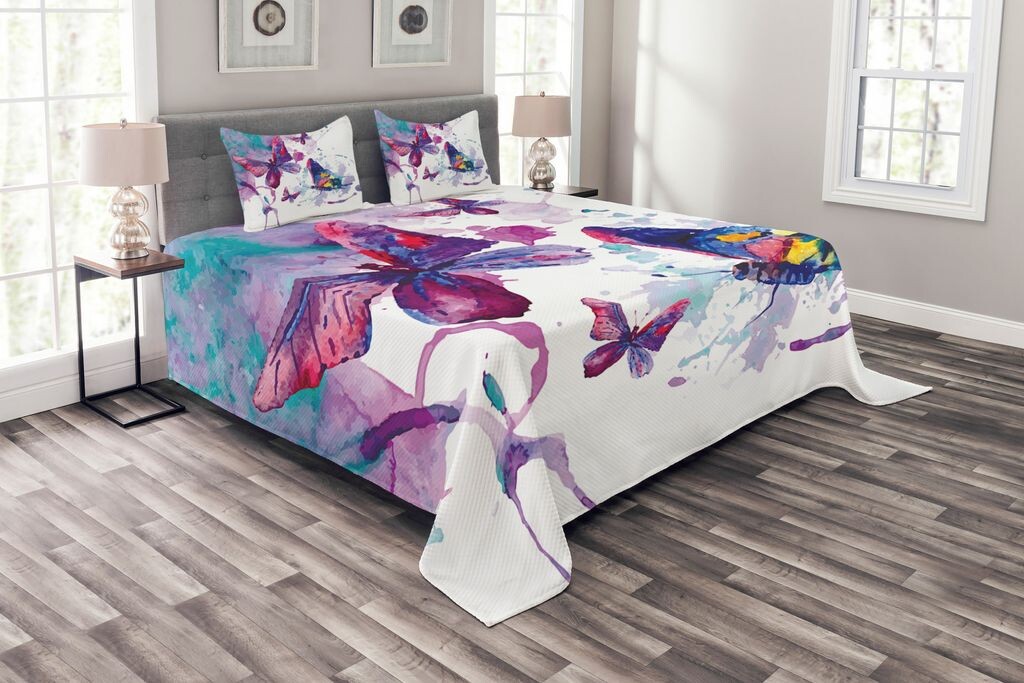 ABAKUHAUS Комплект покрывала Butterfly, Watercolor Art Modern, комплект с моющимися наволочками, для односпальных кроватей 264 x 220 см, разноцветный
ABAKUHAUS Комплект покрывала Butterfly, Watercolor Art Modern, комплект с моющимися наволочками, для односпальных кроватей 264 x 220 см, разноцветный