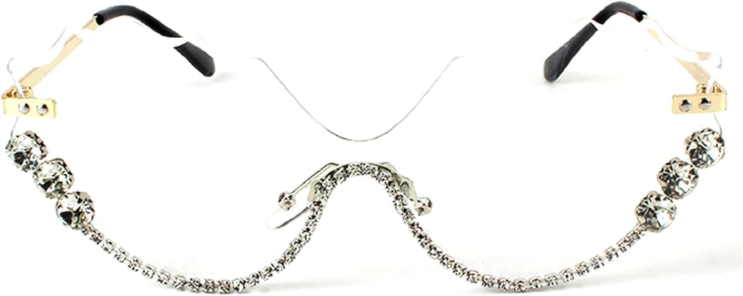 Забавные солнцезащитные очки в оправе с драгоценными камнями для костюмированной вечеринки, украшенные стразами, женские солнцезащитные очки без оправы «кошачий глаз», оригинальные очки с бриллиантами mincl, Clear
Забавные солнцезащитные очки в оправе с драгоценными камнями для костюмированной вечеринки, украшенные стразами, женские солнцезащитные очки без оправы «кошачий глаз», оригинальные очки с бриллиантами mincl, Clear