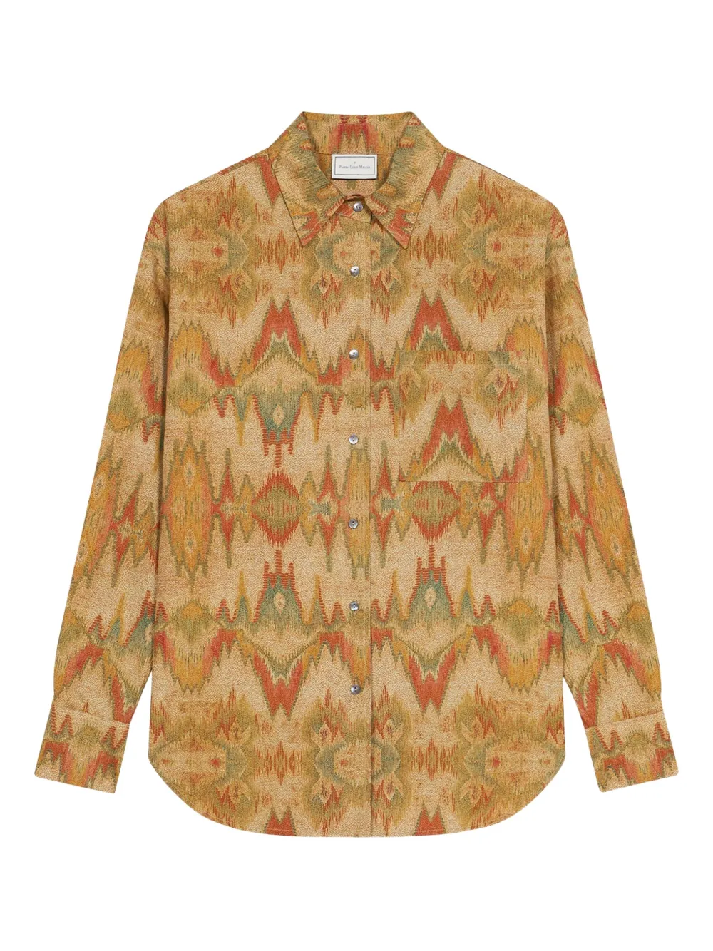 Рубашка с узором Pierre-Louis Mascia, нейтральный
Рубашка с узором Pierre-Louis Mascia, нейтральный