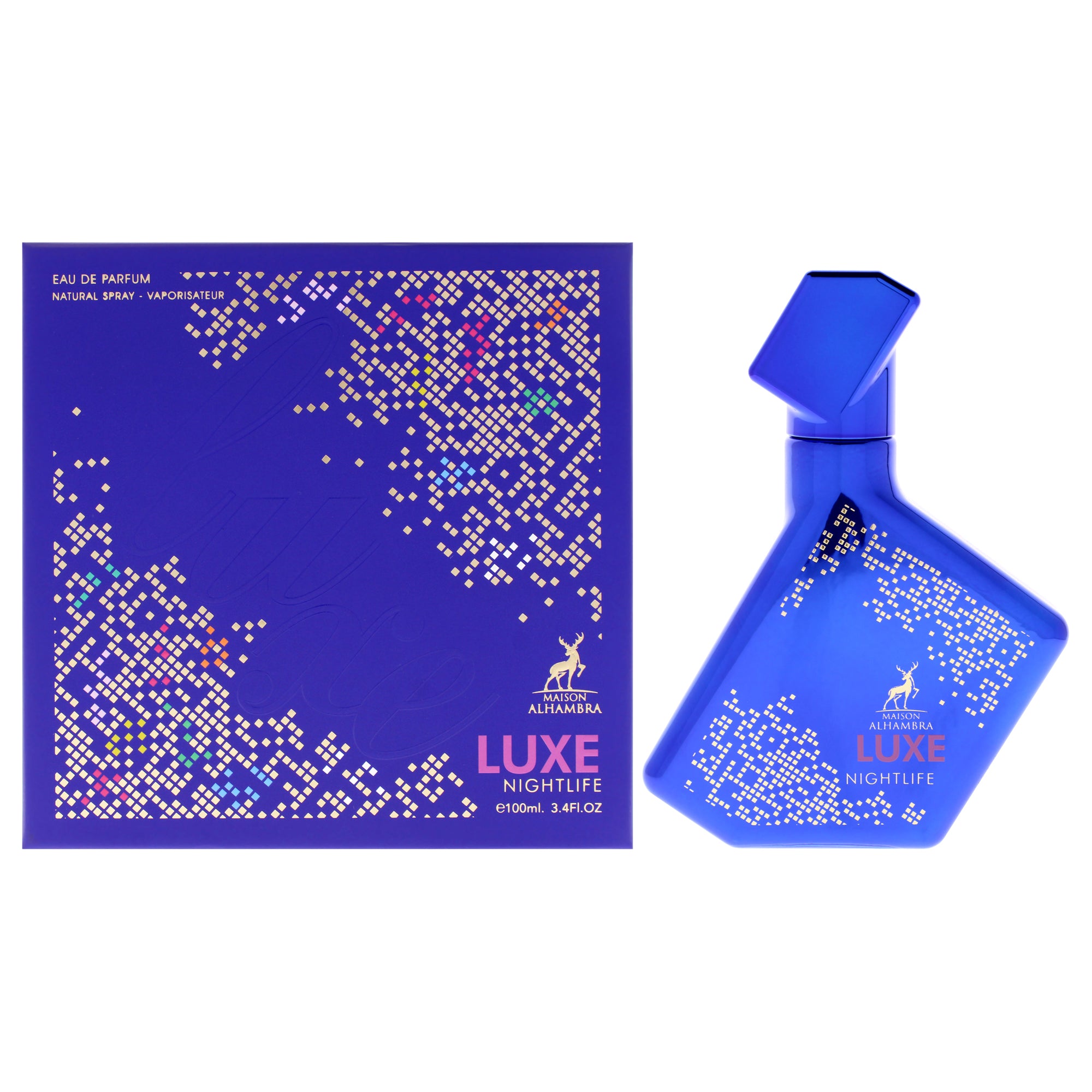 Luxe - Nightlife от Maison Alhambra (унисекс) - парфюмерная вода в спрее (3,4 унции), прозрачный
Luxe - Nightlife от Maison Alhambra (унисекс) - парфюмерная вода в спрее (3,4 унции), прозрачный