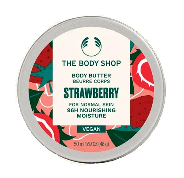 Увлажняющий крем для тела Body Butter Strawberry The Body Shop, 50 ml
Увлажняющий крем для тела Body Butter Strawberry The Body Shop, 50 ml