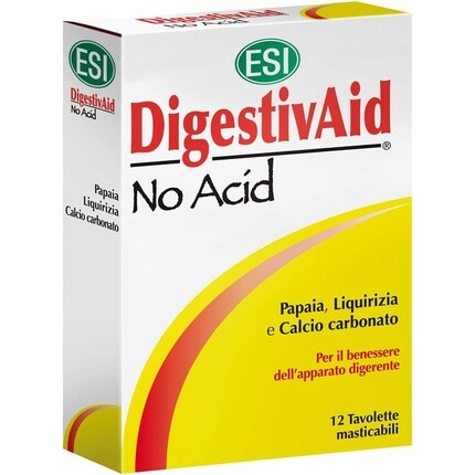 Esi DigestivAid без кислоты 12 таблеток
Esi DigestivAid без кислоты 12 таблеток