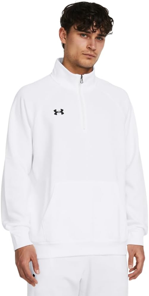 Under Armour мужская флисовая толстовка Rival с молнией на четверть, (100) White/Black, Белый, Under Armour мужская флисовая толстовка Rival с молнией на четверть, (100) White/Black
Under Armour мужская флисовая толстовка Rival с молнией на четверть, (100) White/Black, Белый, Under Armour мужская флисовая толстовка Rival с молнией на четверть, (100) White/Black