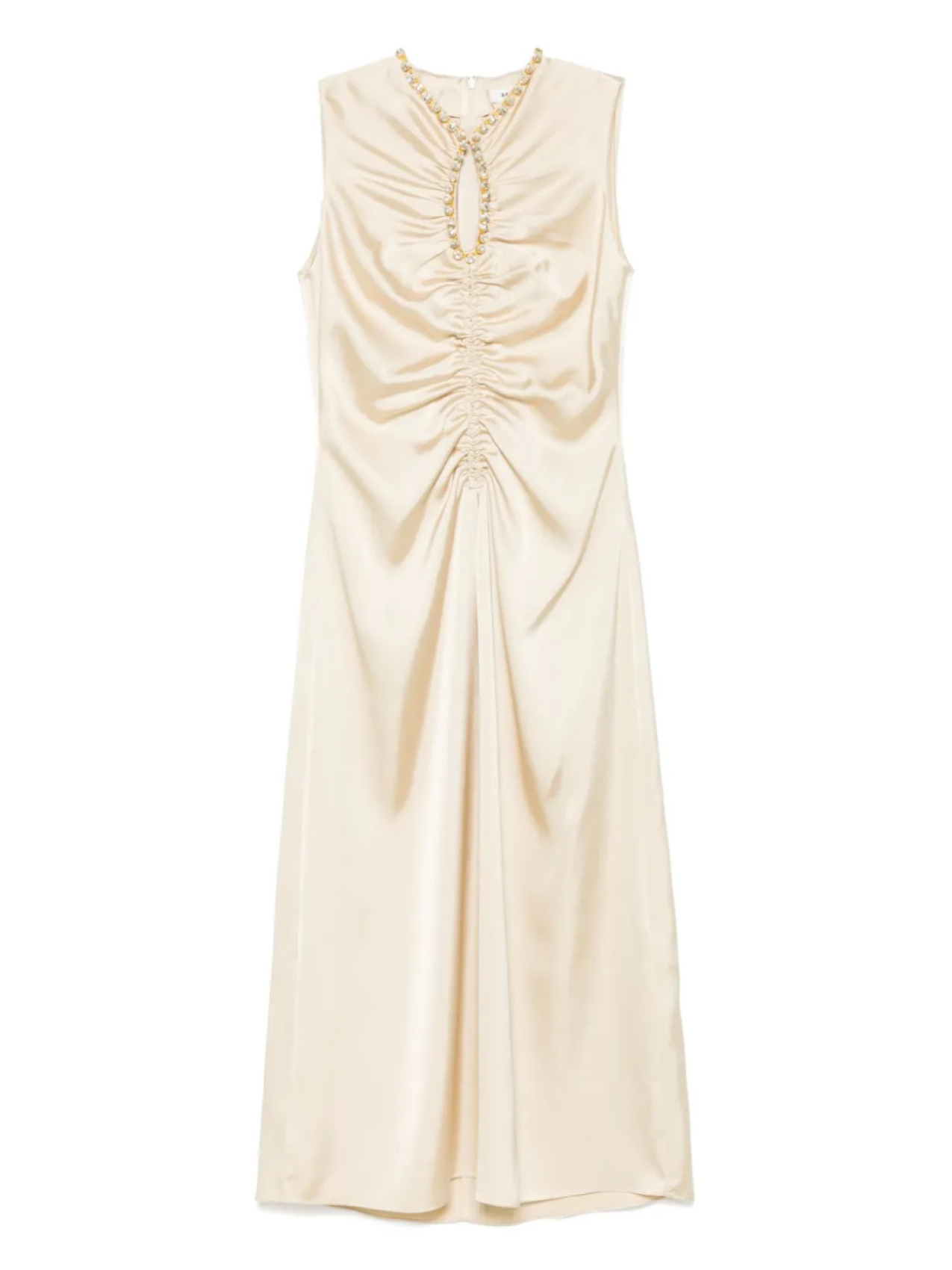 SANDRO платье миди со стразами, нейтральный
SANDRO платье миди со стразами, нейтральный