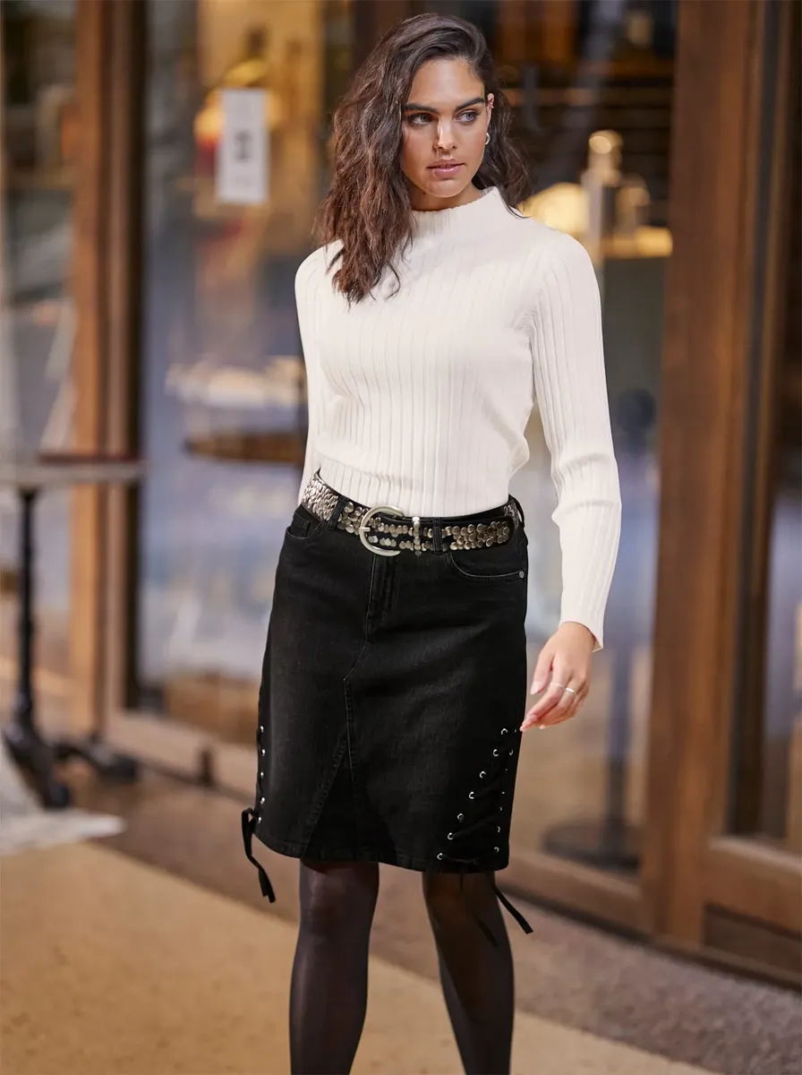 Вязаный свитер "Водолазка", цвет Ecru
Вязаный свитер "Водолазка", цвет Ecru