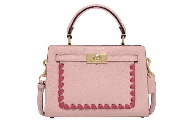 Сумка через плечо Coach из гладкой и фактурной кожи с аппликацией, женская, розовая
Сумка через плечо Coach из гладкой и фактурной кожи с аппликацией, женская, розовая