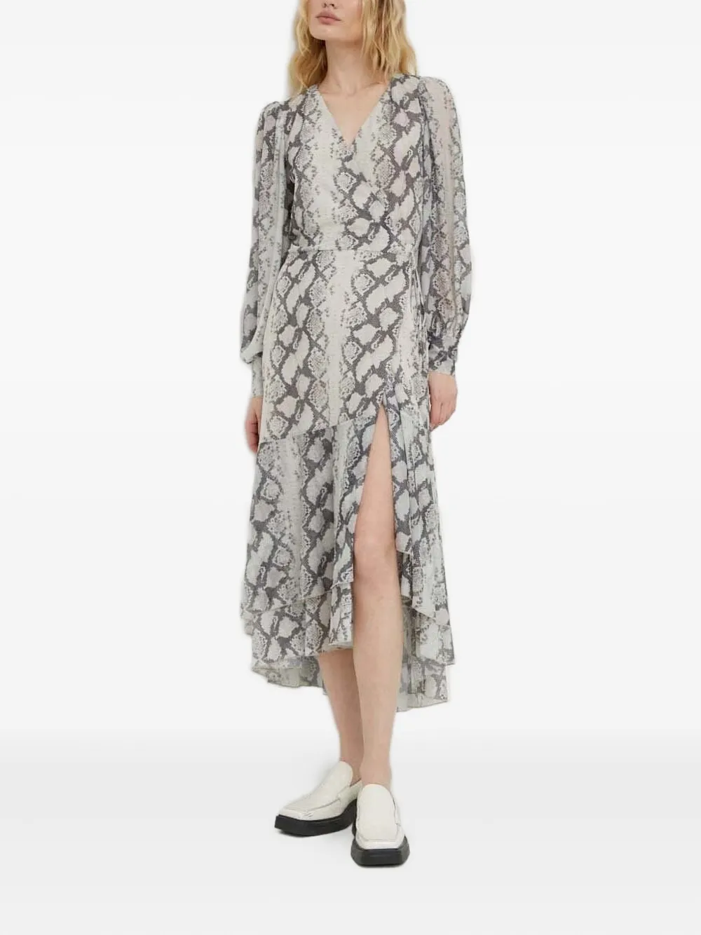 Платье миди со змеиным принтом Bruuns Bazaar, нейтральный
Платье миди со змеиным принтом Bruuns Bazaar, нейтральный