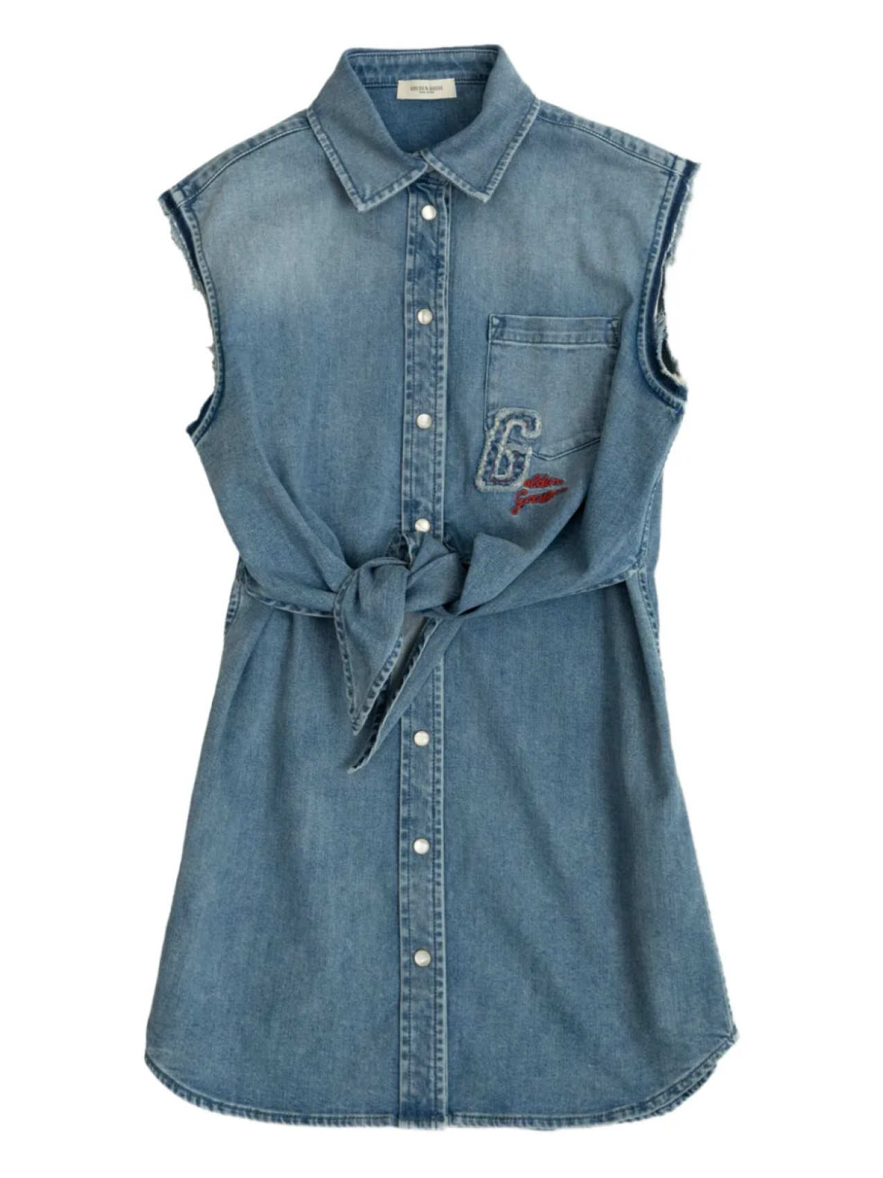 Платье из денима Golden Goose Kids, синий
Платье из денима Golden Goose Kids, синий