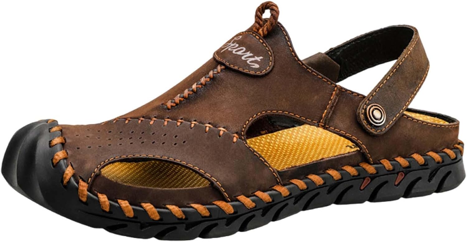 Мужские сандалии Спортивные летние пляжные шлепанцы для улицы, скользящие, мужские кожаные сандалии, размер 12 Generic, Coffee
Мужские сандалии Спортивные летние пляжные шлепанцы для улицы, скользящие, мужские кожаные сандалии, размер 12 Generic, Coffee