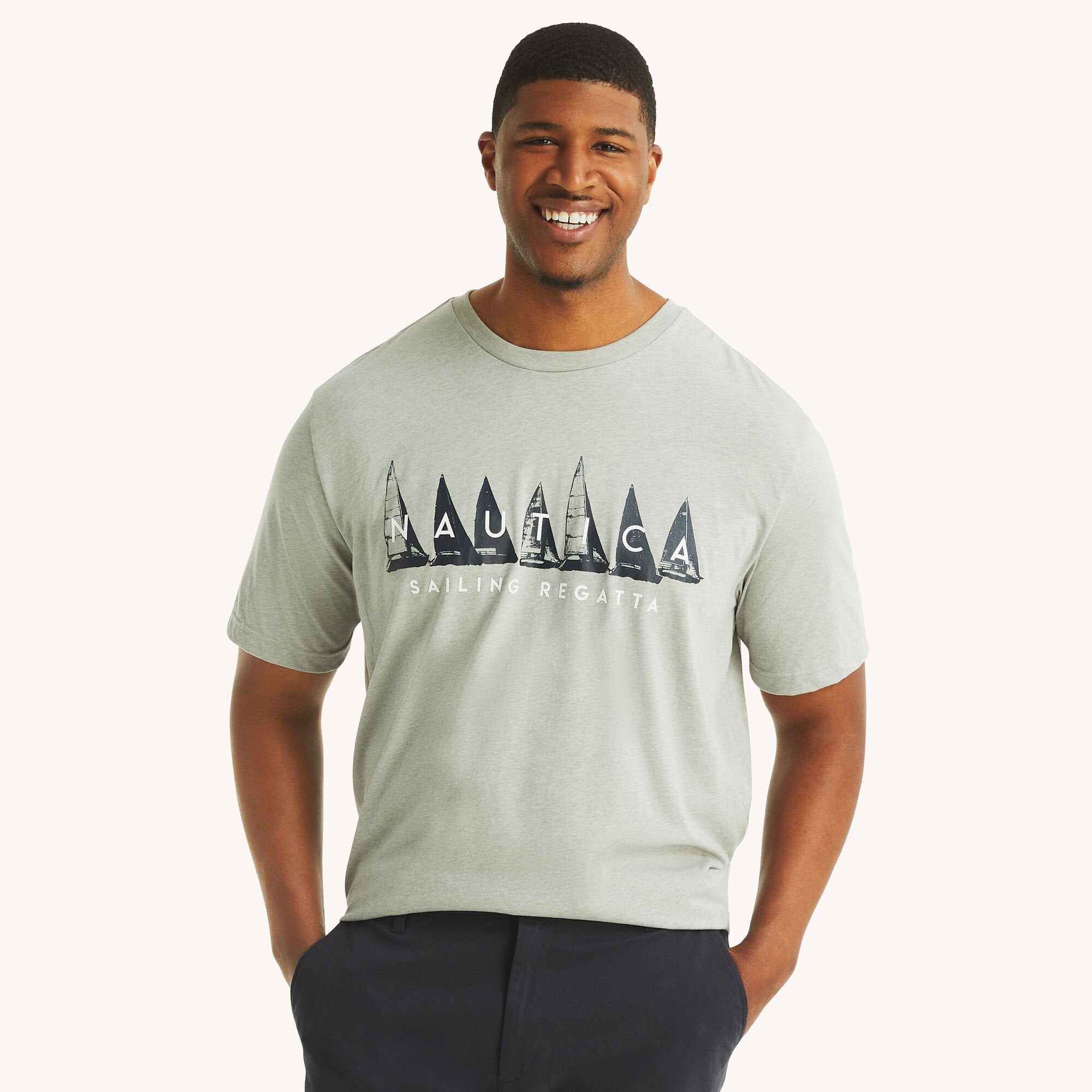 Футболка Nautica Mens Big & Tall Sailing Regatta с графикой, цвет grey heather
Футболка Nautica Mens Big & Tall Sailing Regatta с графикой, цвет grey heather