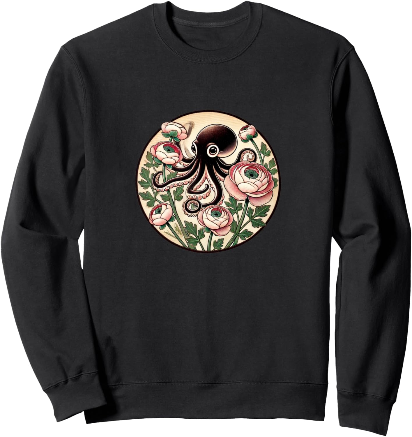 Толстовка с изображением осьминога и лютика Retro Octopus Loves Snugg, черный
Толстовка с изображением осьминога и лютика Retro Octopus Loves Snugg, черный