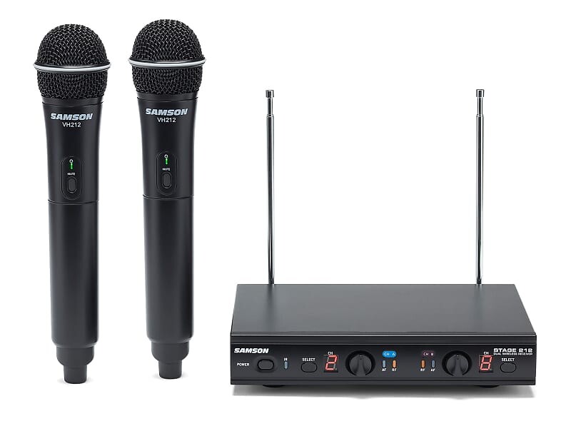 Микрофон Samson SWS212HH-E Stage 212 Dual Frequncy Wireless Handheld Microphone System - E Band (173-198 MHz)
Микрофон Samson SWS212HH-E Stage 212 Dual Frequncy Wireless Handheld Microphone System - E Band (173-198 MHz)