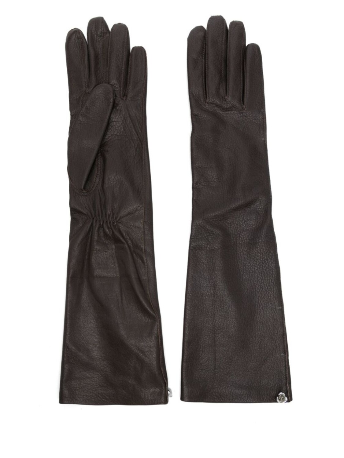 Кожаные перчатки Magda Butrym с розовыми вставками, коричневый
Кожаные перчатки Magda Butrym с розовыми вставками, коричневый