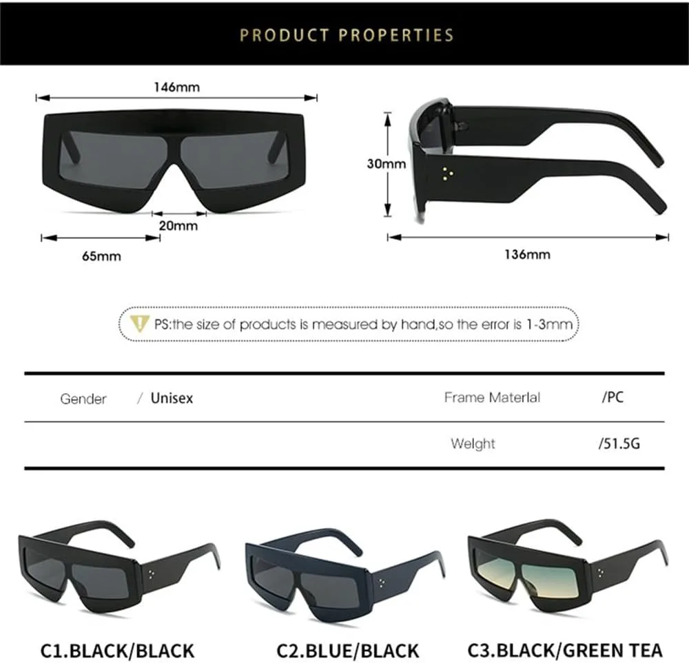 Солнцезащитные очки Polygon для женщин в винтажном стиле, защита от УФ-излучения UV400; солнцезащитные очки для мужчин, цельные, с заклепками HDUBFY, White
Солнцезащитные очки Polygon для женщин в винтажном стиле, защита от УФ-излучения UV400; солнцезащитные очки для мужчин, цельные, с заклепками HDUBFY, White