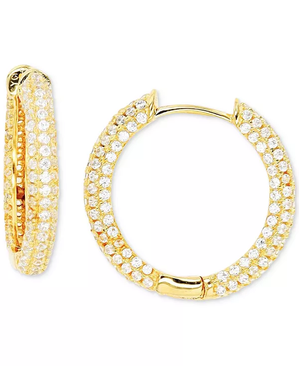 Маленькие серьги с паве из кубических цирконий, позолоченное серебро 14 карат, 0,79 дюйма Macy'S, gold
Маленькие серьги с паве из кубических цирконий, позолоченное серебро 14 карат, 0,79 дюйма Macy'S, gold