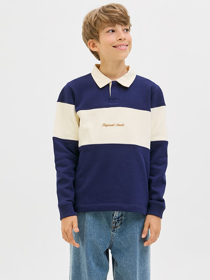 JACK & JONES Junior Рубашка-поло "Bro" темно-синего/кремового цвета
JACK & JONES Junior Рубашка-поло "Bro" темно-синего/кремового цвета