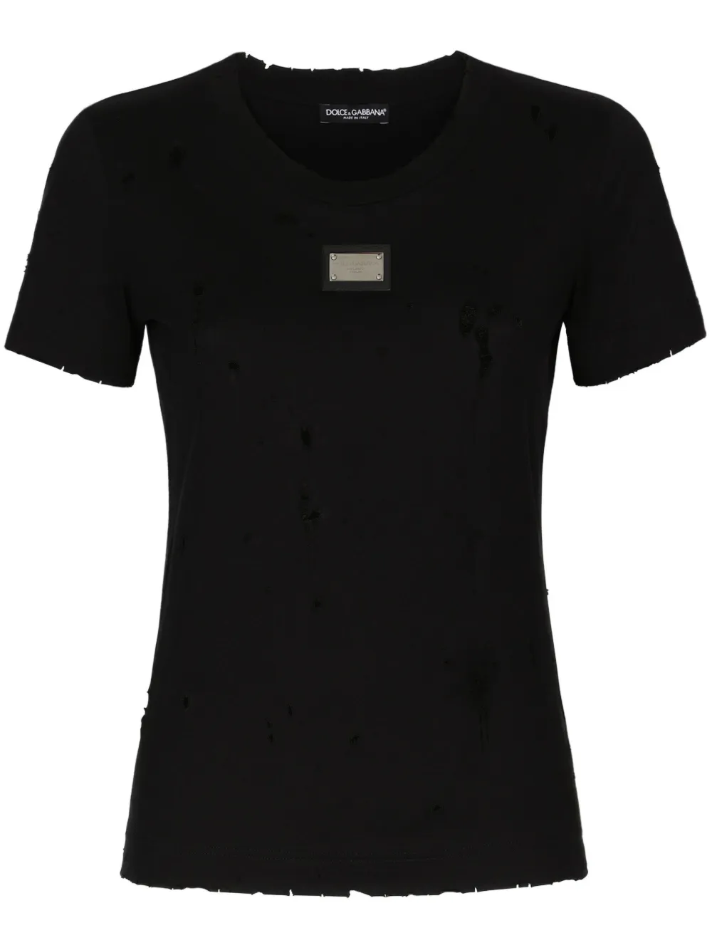 Футболка с эффектом потертости и логотипом DOLCE & GABBANA, черный
Футболка с эффектом потертости и логотипом DOLCE & GABBANA, черный