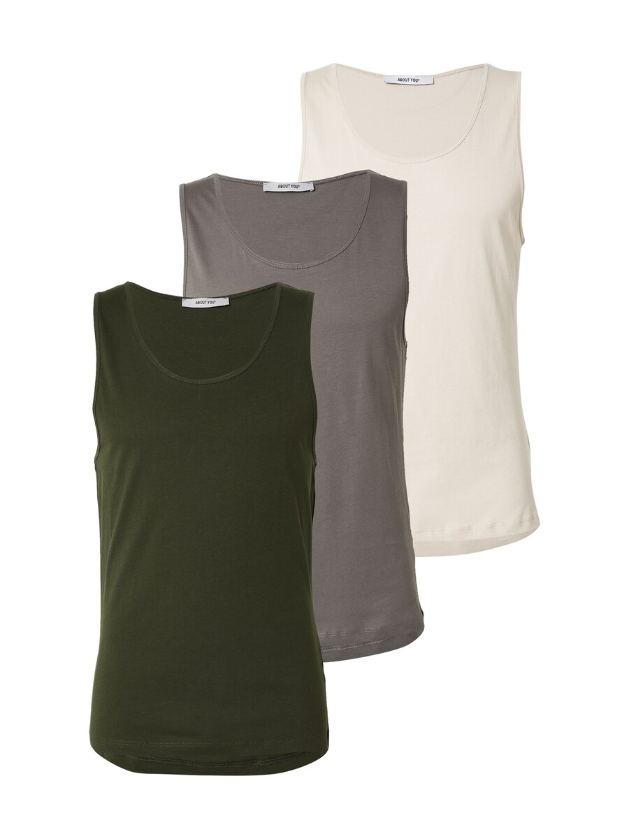 Футболка ABOUT YOU Curt, Light beige/Muddy colored/Dark green
Футболка ABOUT YOU Curt, Light beige/Muddy colored/Dark green