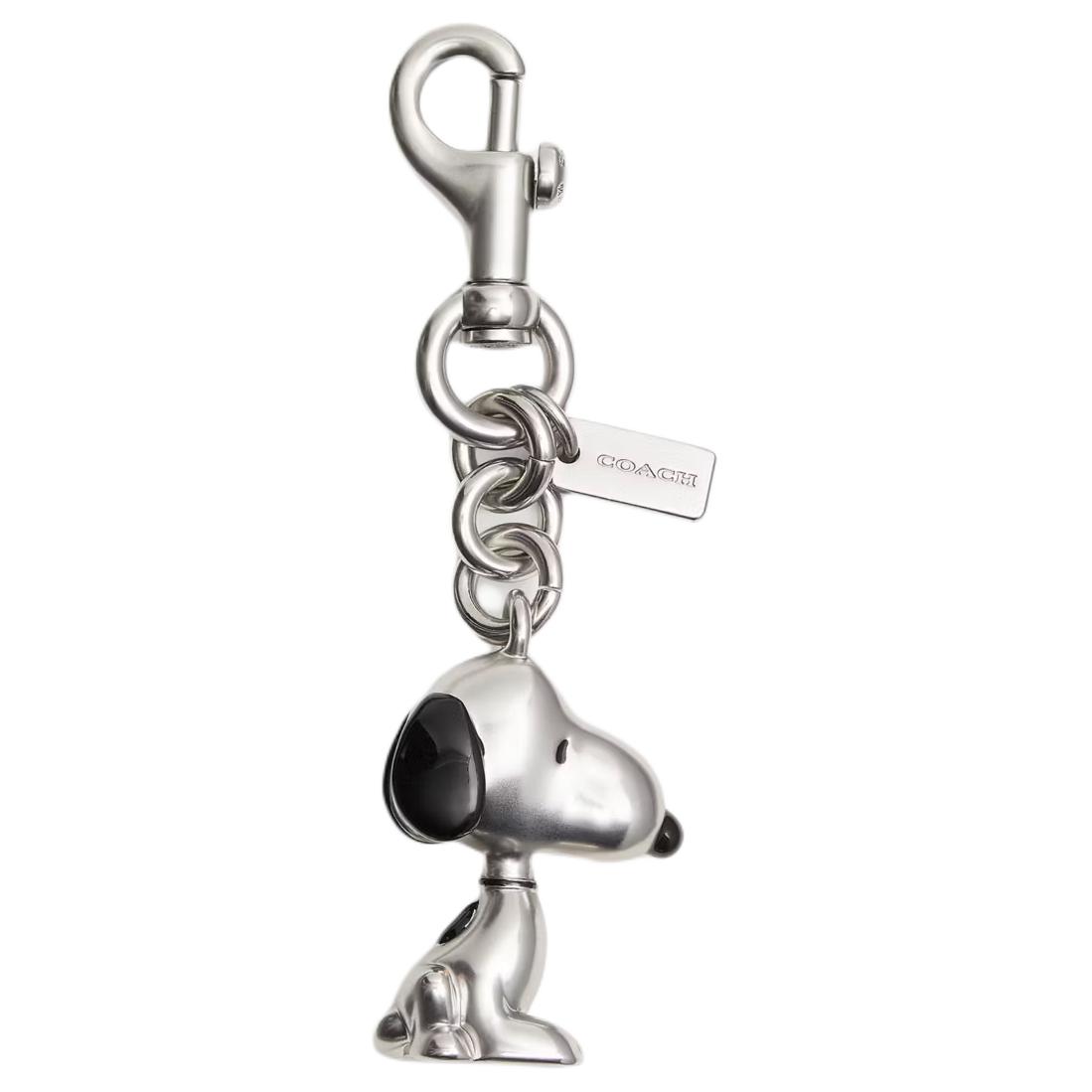 COACH Коллекционный металлический брелок Снупи, Silver
COACH Коллекционный металлический брелок Снупи, Silver