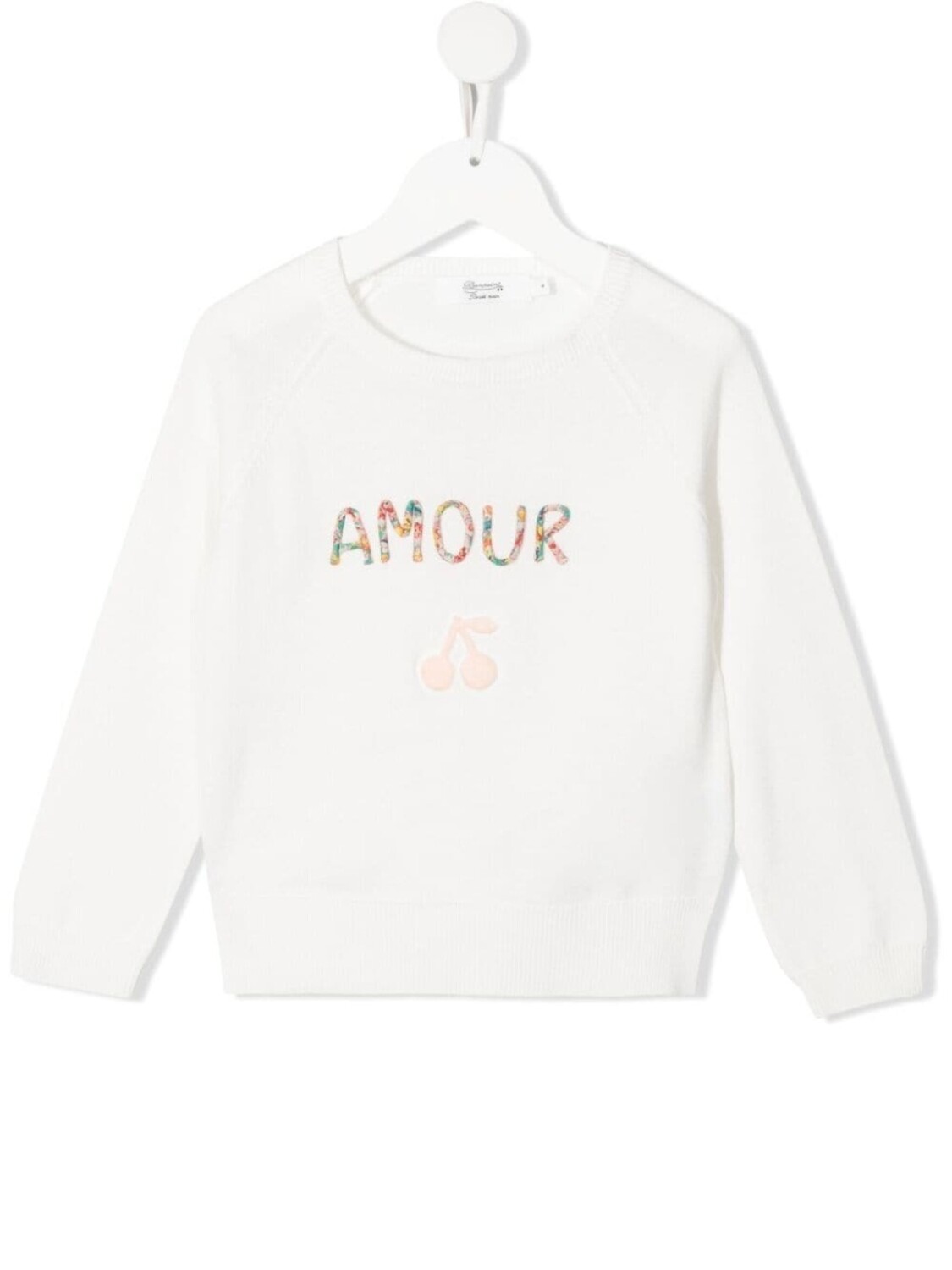 Bonpoint толстовка с логотипом 3D, белый
Bonpoint толстовка с логотипом 3D, белый