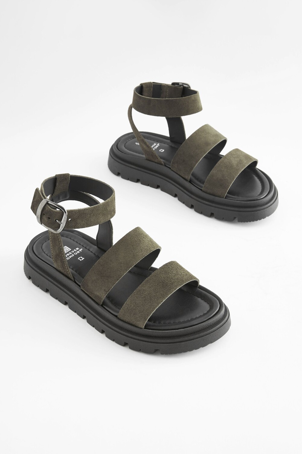 Сандалии Forever Comfort на толстой подошве с ремешком на пятке Next, зеленый
Сандалии Forever Comfort на толстой подошве с ремешком на пятке Next, зеленый