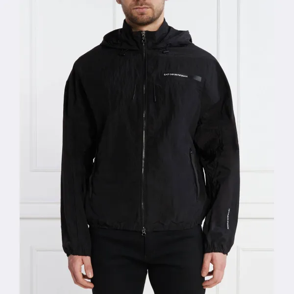 Куртка стандартного кроя Ea7, черный 
Куртка стандартного кроя Ea7, черный