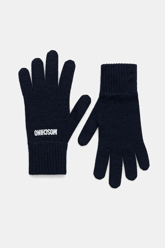 Перчатки с шерстью Moschino, темно-синий
Перчатки с шерстью Moschino, темно-синий
