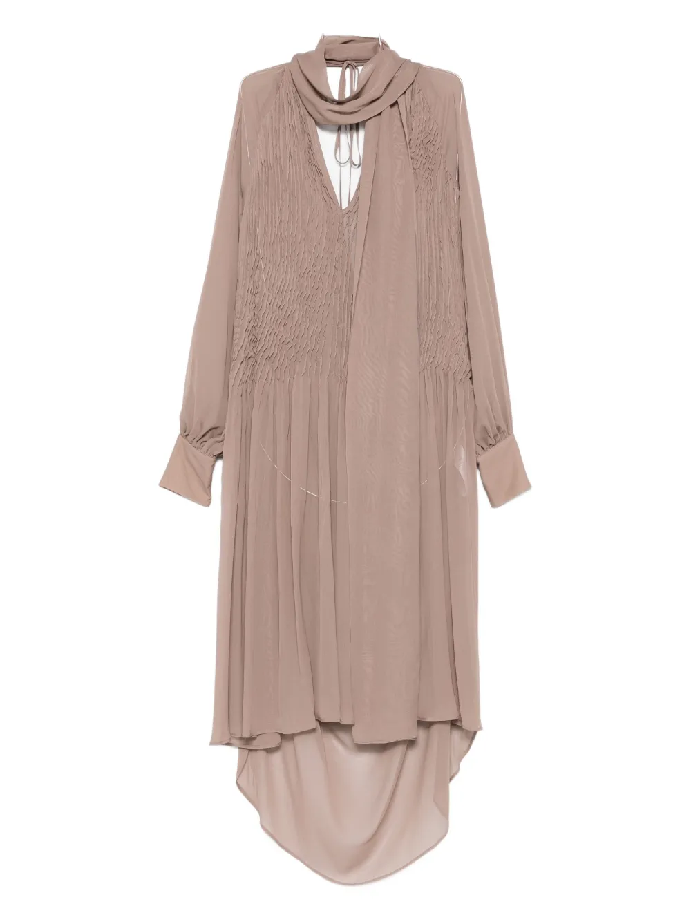 Драпированное платье миди Erika Cavallini, коричневый
Драпированное платье миди Erika Cavallini, коричневый