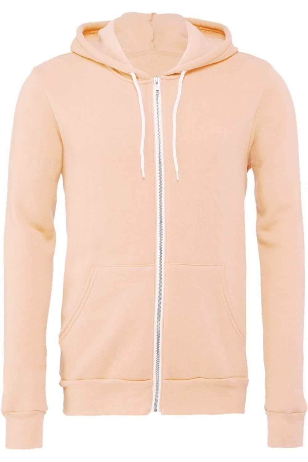 Толстовка с капюшоном BELLA + CANVAS из флисовой губки с застежкой-молнией, персиковый
Толстовка с капюшоном BELLA + CANVAS из флисовой губки с застежкой-молнией, персиковый