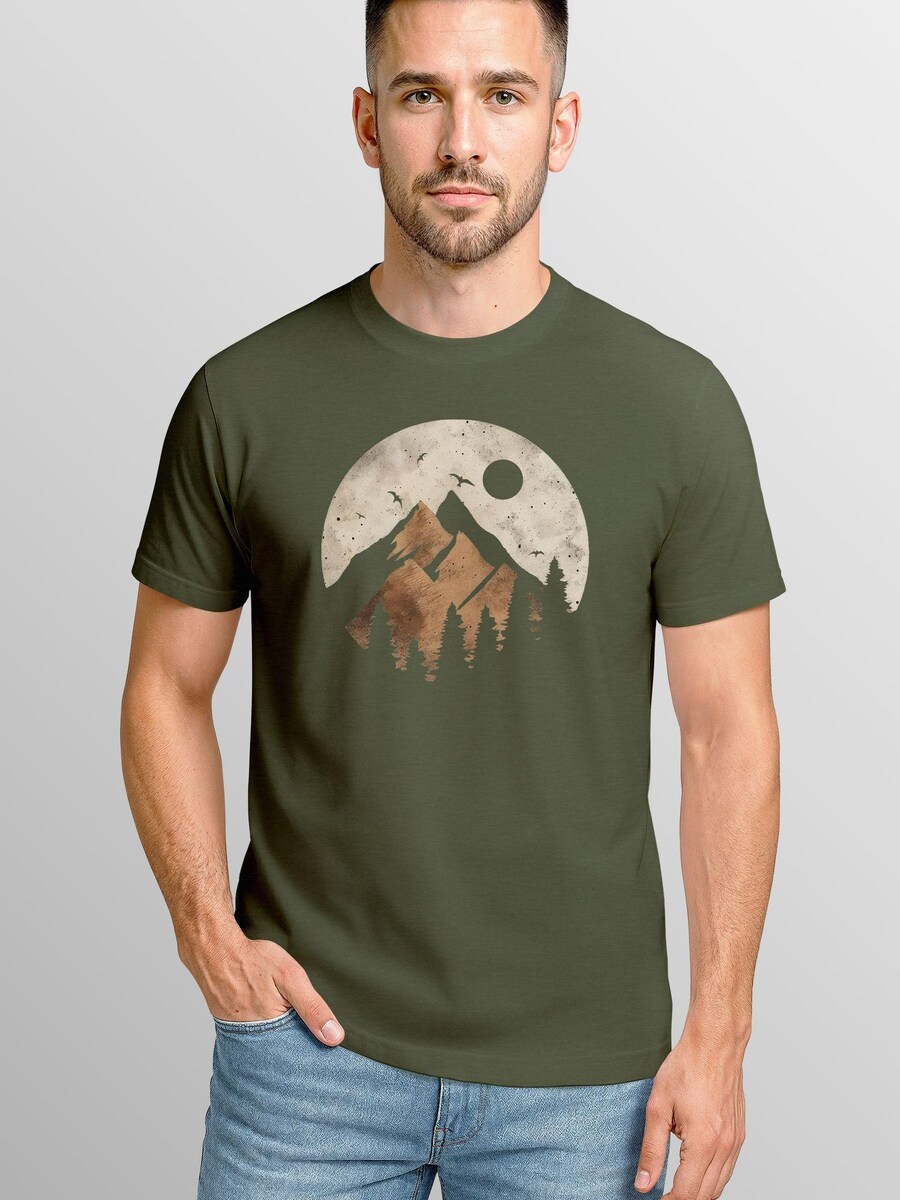 Рубашка Neverless Mountain Scape, зеленый
Рубашка Neverless Mountain Scape, зеленый