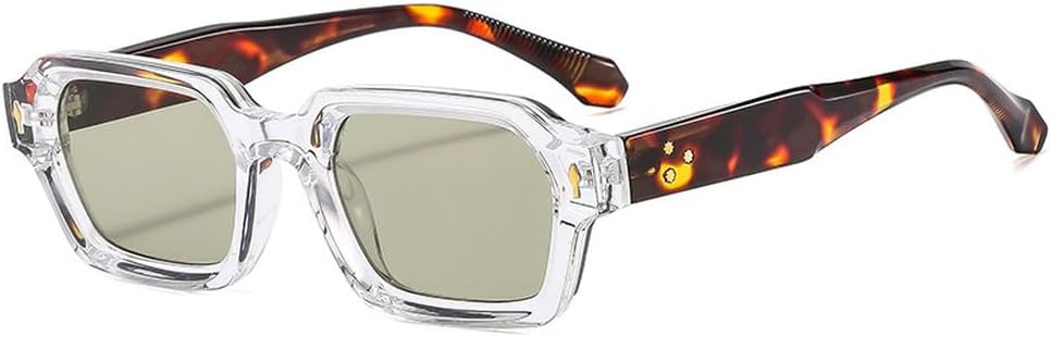 Женские солнцезащитные очки квадратной формы, модные градиентные линзы, защита от УФ-излучения UV400; мужские солнцезащитные очки в стиле ретро с заклепками, двухцветные WNCKSQ, Clear Light Green
Женские солнцезащитные очки квадратной формы, модные градиентные линзы, защита от УФ-излучения UV400; мужские солнцезащитные очки в стиле ретро с заклепками, двухцветные WNCKSQ, Clear Light Green